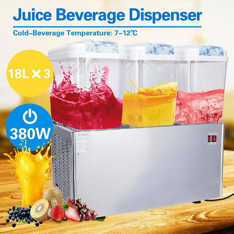 3-Drink Dispenser  Commercial Beverage Dispenser