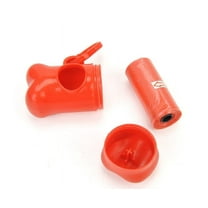 XKHBDL Dog Poop Pickup Bags Holder Dispenser, Leak-Proof Scented Doggy Waste Bags and Carabiner with Safety Lock&Fastener Never Loose on Leash Lead Again