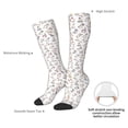 thumbnail image 4 of Picia Women Crew Soft Moisture-wicking Socks Funny goose birds Pattern Design Cotton Socks, One Size fit All, 4 of 6