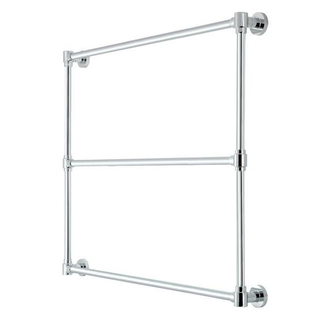 Kingston Brass DTM323631 36 x 32 in. Gallant Wall Mount Towel Rack, Polished Chrome