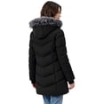 thumbnail image 3 of Wantdo Women's Winter Coat Waterproof Winter Jacket Waterproof Jacket Quilted Parka Jacket Black L, 3 of 10