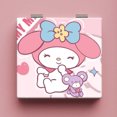 thumbnail image 1 of Espejo pequeño de doble cara de dibujos animados Sanrio, espejo de maquillaje portátil compacto para estudiantes, espejo de maquillaje portátil plegable con forma de corazón para niñas, 1 of 4