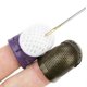 thumbnail image 4 of Violte 3 Piezas Dedal Suave Antideslizante Costura para el hogar Protector de Herramientas de Bricolaje Accesorios para Manualidades Acolchado Dedal Mediano Grande Corte de Dedo, 4 of 5