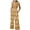 #01Yellow jumpsuits for women, variant on yoeyez Wide Leg Jumpsuits for Women,Womens Elastic Waist Loose Print Jumpsuits Ruffle Sleeve Tunic Playsuits Rompers Jumpsuit With Pockets Red,XXL