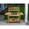 Phat Tommy Patio & Garden Classic Potting Bench with Optional Backshelf