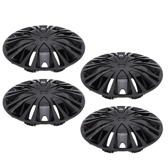 16 Inch Universal Snap On ABS Hubcaps R16 Hub Caps Kit Stylish Vehicle Protector Lightweight Easy Installation for Various Car Models SUV Truck