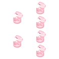 thumbnail image 3 of Almencla 6 Pieces Cable Clips Cord Holder Desktop Wire Holder Wire Keeper 360 degree Rotating Cord Organizer for Office Bedroom Wall Kitchen Pink, 3 of 8