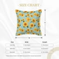 thumbnail image 2 of Faux Leather Throw Pillow Covers, White Polka Dot Sunflower Decorative Pillow Covers for Couch Sofa Bed Living Room Home Garden, Pillow Cases with Invisible Zipper, 2 of 6