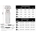 thumbnail image 3 of Merokeety womens 2026 summer short sleeve v neck ruched asymmetrical side slit bodycon maxi dress brown xl, 3 of 4