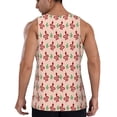 thumbnail image 3 of Fotbe Snake Pattern Men's Quick Dry Workout Tank Top Gym Muscle Tee Fitness Bodybuilding Sleeveless T Shirt Breathable Workout Shirt-4X-Large, 3 of 9