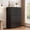 Black, variant on Hijob 5 Drawer Dresser, Modern Storage Cabinet for Bedroom, 40" Tall Chest Mid Century Vertical Dresser w/Natural Texture of Drawers for Living Room, Bed room, White