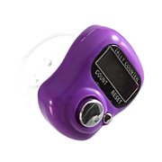 GeweYeeli Hand Held Useful Digital Display Knitting Crochet Amigurumi Purple/Green Stich Row Tally Counter