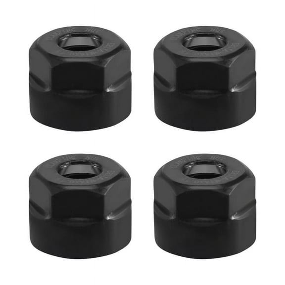 4Pcs ER11-A Type M14 Thread Collet Clamping Hex Nuts, for CNC Milling Chuck Holder Lathe