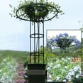 thumbnail image 3 of Enrejado de jardín para plantas trepadoras y flores, enrejado de metal para plantas al aire libre, 3 of 4