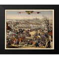 thumbnail image 2 of De Hooghe 14x12 Black Modern Framed Museum Art Print Titled - William III Reception London England, 2 of 5