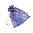 thumbnail image 2 of 100 piezas de bolsas con cordón, bolsas de regalo multicolor ajustables, bolsillo para dulces, joyería, regalos, suministros de embalaje de Almacenamiento y organización del hogar Azul oscuro 10*12cm Bewildely HA062853-27B, 2 of 6