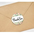 thumbnail image 3 of Darling Souvenir DIY Rose Blossom 1.6 Inches White Round Thank You Stickers DIY Envelope Seals-45 Pcs, 3 of 4