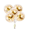 thumbnail image 2 of BRIGHTFUFU 5-Pack 12 Inch Latex Confetti Balloons for Party Decorations, 2 of 8
