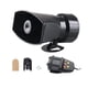thumbnail image 3 of Bocina de alarma para coche genérica, 12 V, 5 tonos, sonido fuerte con micrófono, de altavoz PA, amplificador de sonido de emergencia para aut, 3 of 8