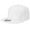 White, variant on Classic Snapback Hat Cap Hip Hop Style Flat Bill Blank Solid Color Adjustable Size Black