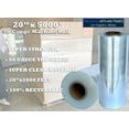 thumbnail image 4 of 20"x5000' Stretch Film/ Pallet Wrap 40 Machine Rolls 80 Gauge Industrial Strengh 20 Microns Clear Cling Durable Adhering Packaging for Moving Heavy Duty Shrink Wrap Film by WholesaleArtsFrames-com, 4 of 6