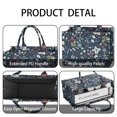 thumbnail image 4 of Large Capacity Tote Bag,Pioneer Flower Floral Print Pattern Handbag Fashion Luxury Tote Bag,15.7"x13"x 5.1" Inches,Laptop Compatible, 4 of 6