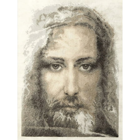 UPC: 4823069626716 | Cross-stitch kit M-202C Sacred relic of Christians – Turin Shroud – truthful image of Our Lord Jesus Christ