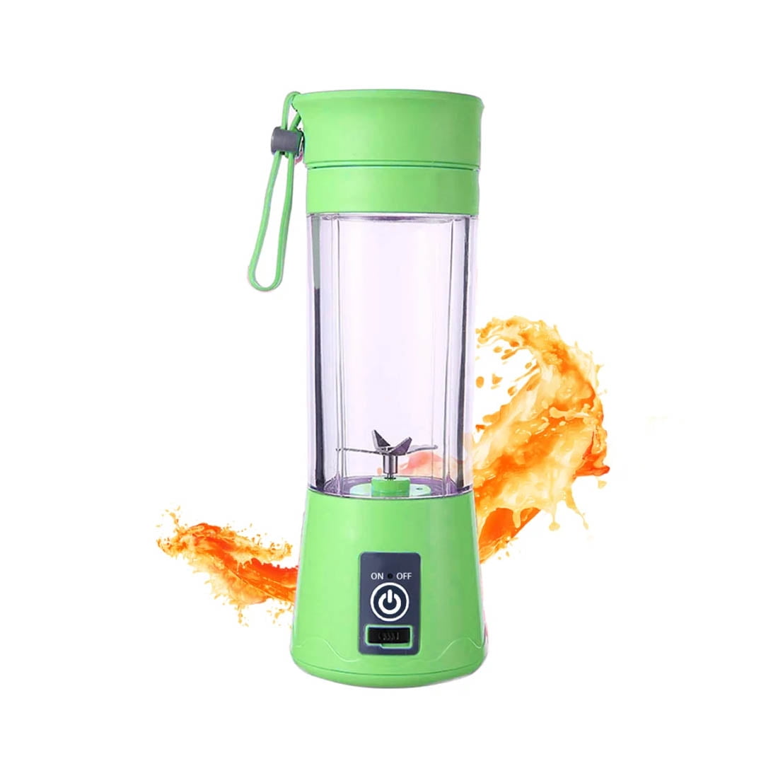 Mini Vaso Licuadora Importación Recargable Azul Bodega Aurrera