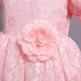 thumbnail image 5 of QISIWOLE Children's Dress Girl Short Sleeve Princess Dress Flower Tail Dress Skirt Tutu Dress Savings, 5 of 9