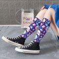 thumbnail image 5 of Naloa mushroom rainbow Skull cartoon Thigh High Socks Extra Long Stretchy Sock Women Over Knee High Opaque Stocking Daily Wear, 5 of 6