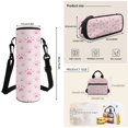thumbnail image 7 of KUIFORTI Pink Cat Paw Print Kids Backpack Set 4Pcs School Supplies with Lunch Box Pencil Pouch Water Bottle Sleeve for Elementary Primary Middle School Daily Use, 7 of 7