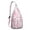 Pink-75, variant on Polar Bear Sling Backpack - Winter-Themed Artistic Bear Pattern, Multi-Functional Anti-Theft Pack for Outdoor Adventures & Hiking