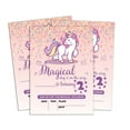 thumbnail image 1 of Darling Souvenir Pink Birthday Invitation Card Printable Fill or Write In Blank Invites Party Supplies Pack Of 28 5 x 7 Inches, 1 of 5