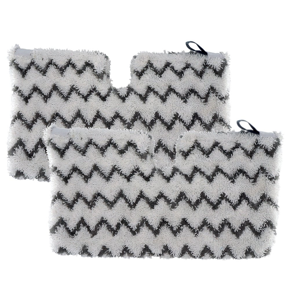 2 Pcs Steam Scrub Mop Pad Heavy Duty Fit Shark Steam Pocket Mop S3501