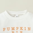 thumbnail image 4 of Tiny Cutey Toddler Baby Girl Pumpkin Halloween Clothes Outfuts Long Sleeve Sweatshirt Top Pants Set,6-12M, 4 of 6