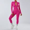 thumbnail image 2 of Bodycon Jumpsuit for Women‘s Clothing Casual Fitness Rompers Zipper Autumn Winter 2024 New Bodysuits Activity Streetwear Women (TT-SJWC2006AP,M), 2 of 7