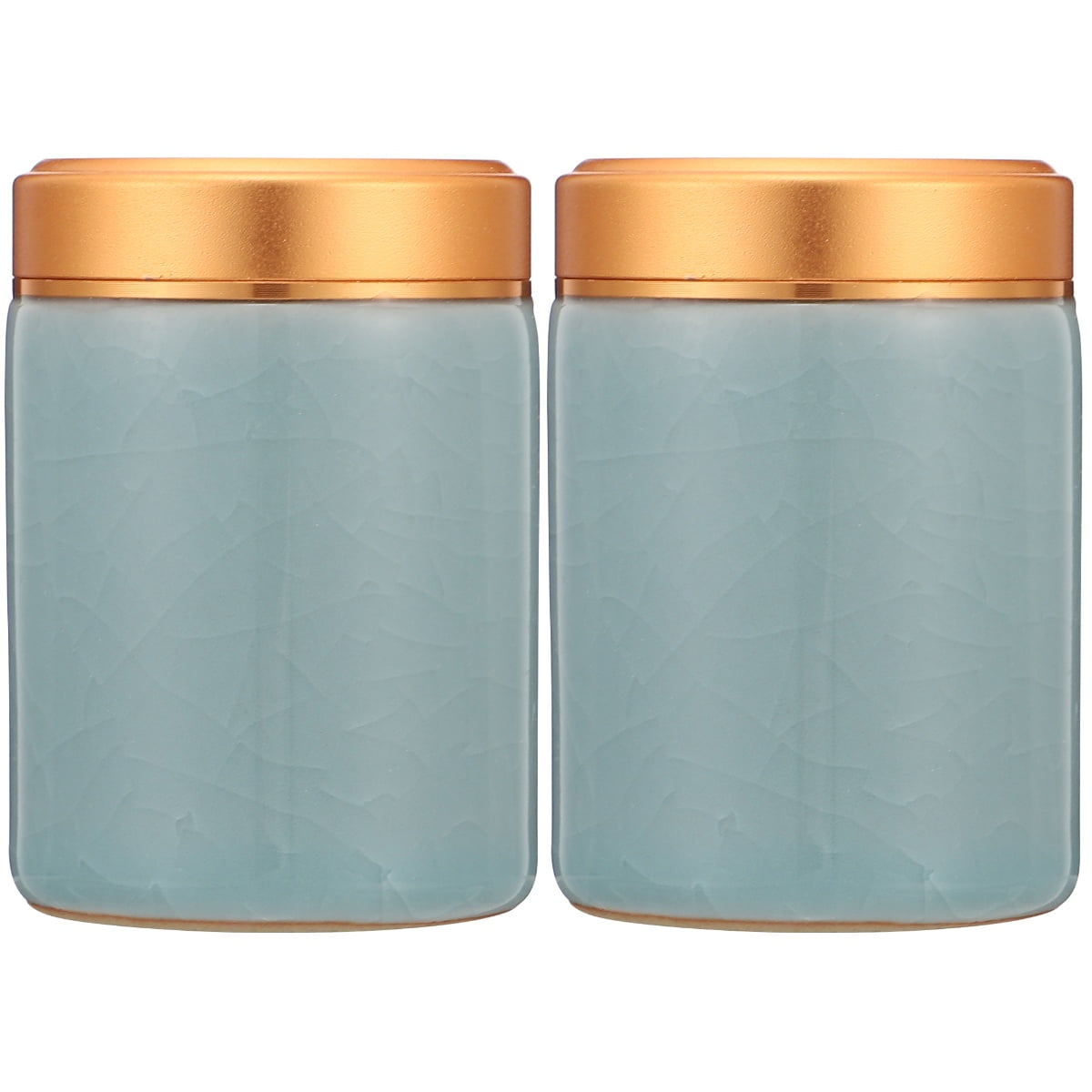 Ceramic Tea Canister Airtight Containers Storage Food Lid Flour Coffee