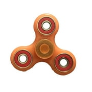 Glow in the Dark Fidget Spinner Toys Stress for Anti-Anxiety Relief from ADHD, Anxiety, and Boredom For Kids and Adults, Orange