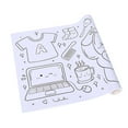 thumbnail image 1 of Rollo de papel para colorear para , 12 x 118 pulgadas, material de aprendizaje temprano, Uso diario Zulema  Rollo de papel para colorear, 1 of 8