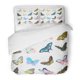 thumbnail image 1 of Juego de Ropa de Cama ABPHQTO de 3 Piezas Mariposa Azul Grande de Acuarela Funda nórdica con 2 fundas de almohada, 1 of 1