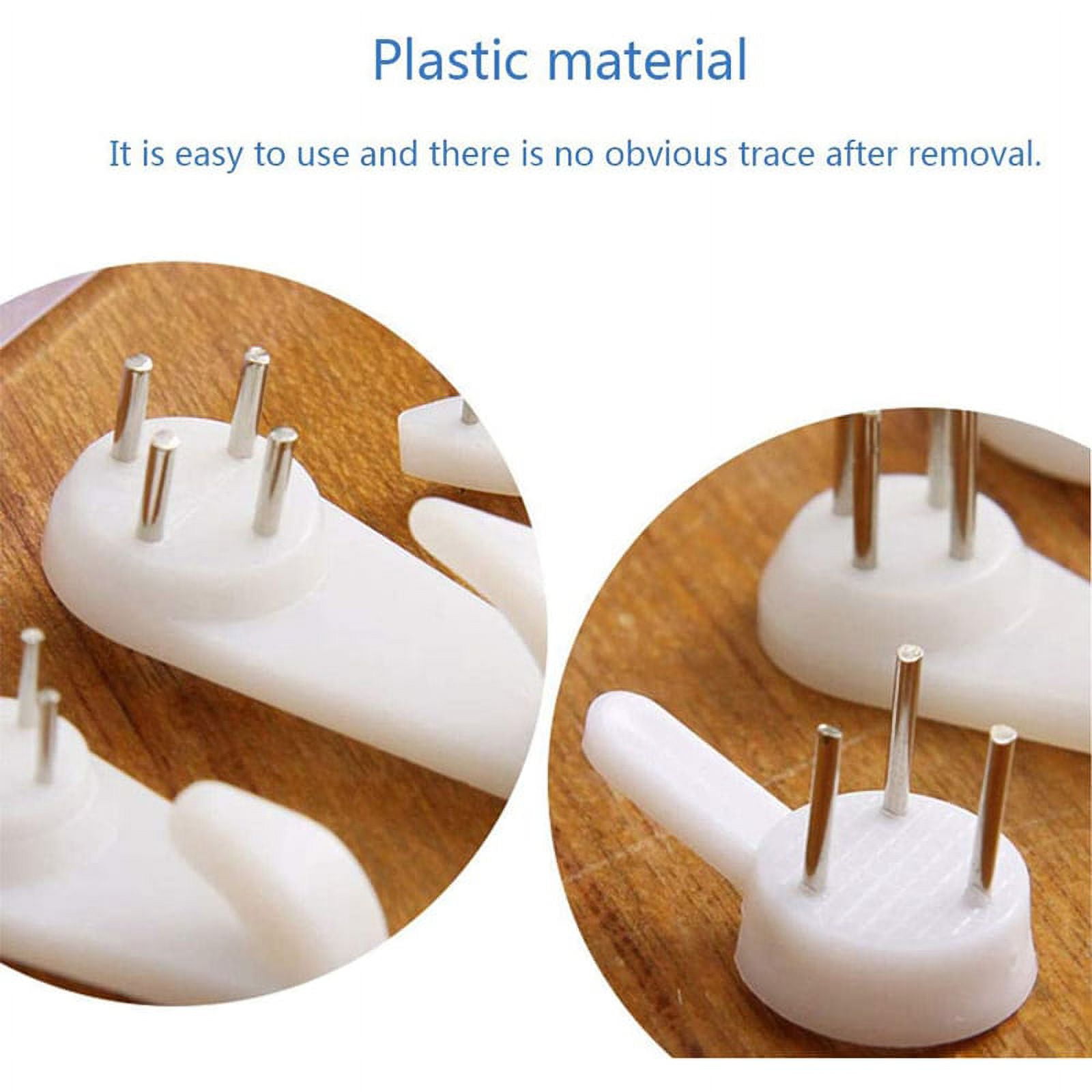 40Pcs Nail Screws Wall Hooks Picture Hangers