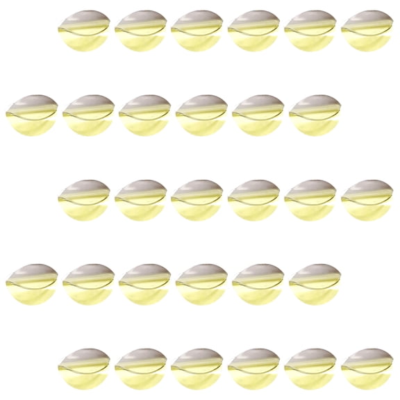 Minkissy Round Sticker Double-sided Stickers Transparent Fixing General Users Office Use 100 Pcs