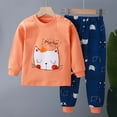 thumbnail image 2 of Caqnni Toddler Baby Girl Fall Winter Clothes 2T 3T 4T 5T Outfits Long Sleeve Knitted Cotton Tops Pants Clothes Set Toddler Gift 3 6 12 18 24 Months 2T 3T Outfits,18-24 Months, 2 of 3