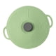 thumbnail image 4 of Tapa de silicona resistente al calor con ventosa y asa, tapa de silicona autosellante para ollas. Verde 31.5cm, 4 of 9