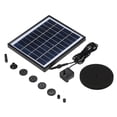 thumbnail image 1 of DC12V 5w 400L/H Automatic Garden Landscape Water Floating Solar Fountain Pump, 1 of 7