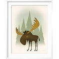 thumbnail image 2 of Art.com Forest Moose Art Print by Ryan Fowler, White Frame Wall Art, 23" x 29", 2 of 5