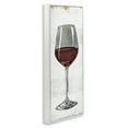 Stupell Industries Rustic Kitchen Red Wine Glass Food & Beverage