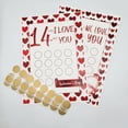 thumbnail image 4 of 14 Things I About You Valentine's Day Countdown Scratch Off Craft Advent Calendar Customizable Keepsake For Family, 4 of 9