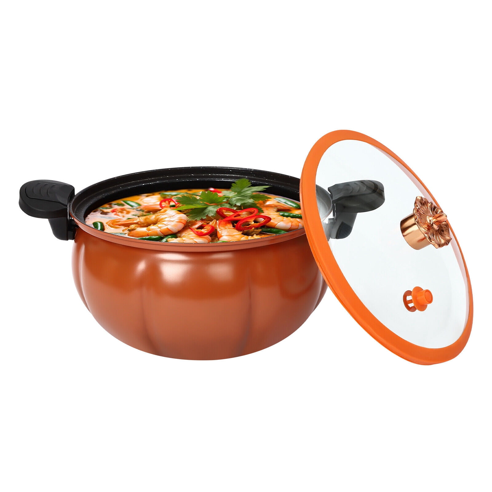 Denest Micro Pressure Cooker Pressure Cooking Pot Pumpkin Shaped Pressure Cooking Pot