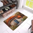 thumbnail image 3 of MKHERT Fantasy Mushroom Cottage with Dragonfly on Colorful Meadow Doormat Rug Home Decor Floor Mat Bath Mat 23.6x15.7 inch, 3 of 3